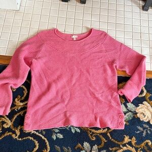Talbots Pink Crew Neck Sweater